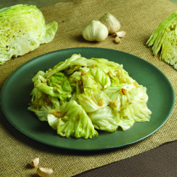 Fried Cabbage with Vegan...