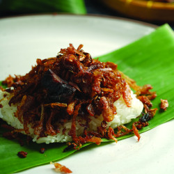 Shredded Vegan Pork and Sticky Rice